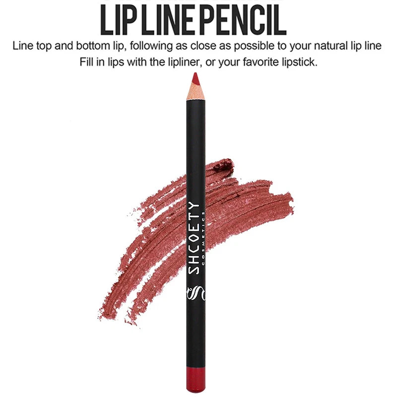 12pcs Matte Lipstick Lip Liner Set, 12 colors, nude, velvet, matte, soft mist, long-lasting, 0.8g*12 Peaceful Pleasures Health and Wellness