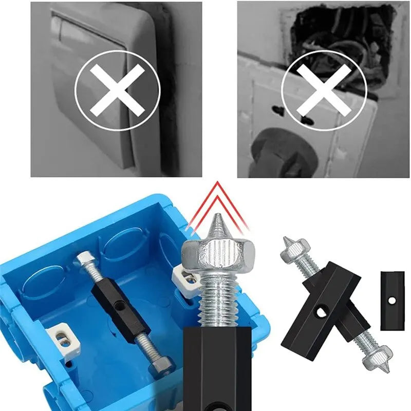 10-Pack Electrical Box Repair Kit – Adjustable Screw Support Rods Peaceful Pleasures Health and Wellness