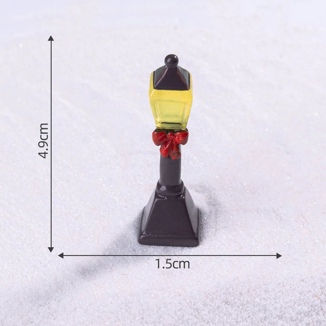 Creative Mini Santa Claus Elk Snowman Christmas Tree Resin Car Home Ornaments Micro Landscape Decoration DIY Accessories Gifts Peaceful Pleasures Health and Wellness 9