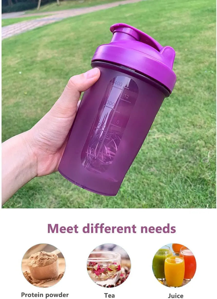 Shaker Bottle with Shaker Balls Leak Proof Drink Shaker Bottle for Shake and Pre Work Out Best Shaker Cup Peaceful Pleasures Health and Wellness