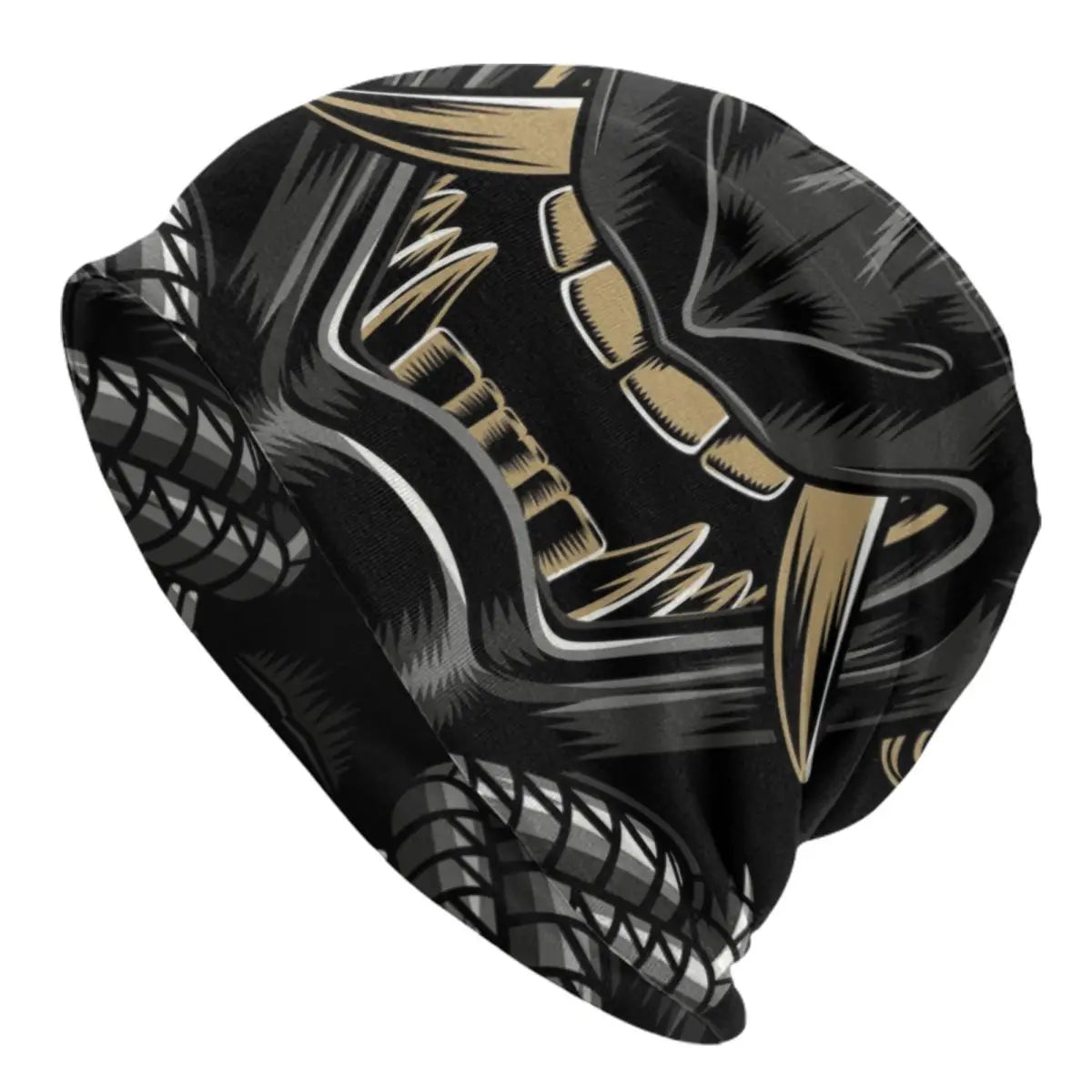 Japanese Samurai Knit Beanie Hat | Hip Hop Unisex Skullies