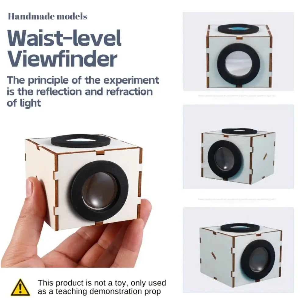 Metal Shell Waist-Level Viewfinder Coated Lens Manual Assembly Viewfinder Photography Accessories Portable Viewfinder Peaceful Pleasures Health and Wellness