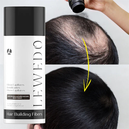 LEWEDO Keratin Hair Fiber Building Powder 25g | Fuller Hair Hair Building Fiber Oasis Select