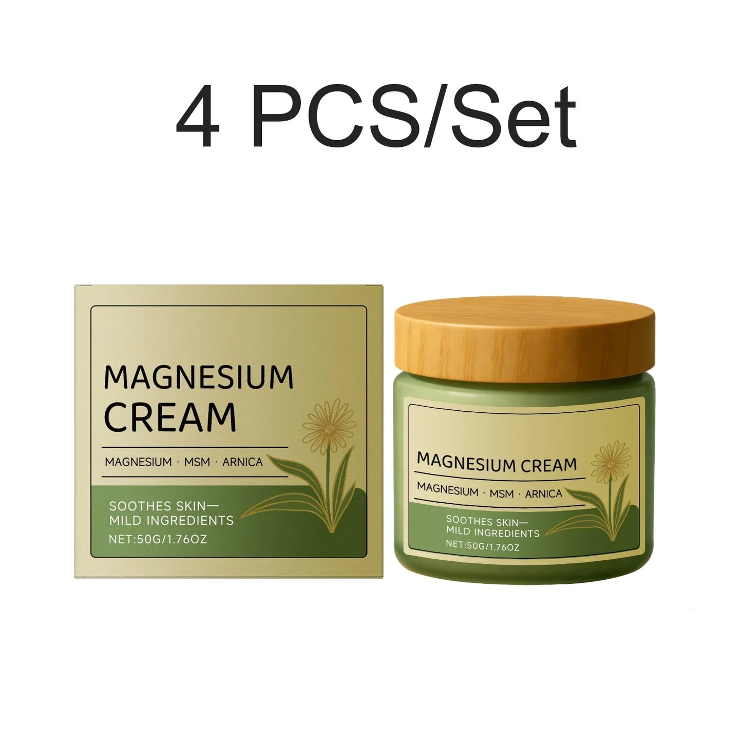 Hoygi Magnesium Body Cream 50g – MSM & Arnica Moisturizer