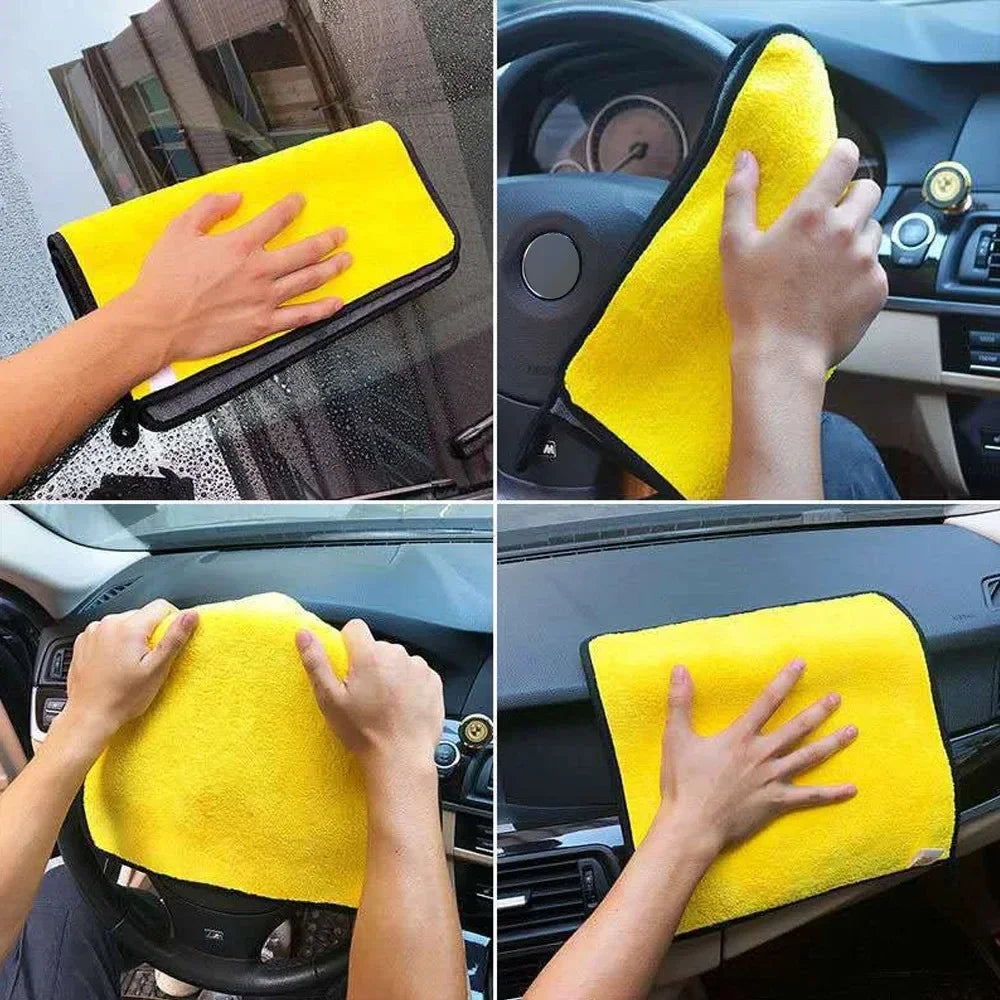 Microfiber Car Wash Towels 3/5/10 Pack – 30x30 & 30x60cm Microfiber Cleaning Towel Peaceful Pleasures Health and Wellness