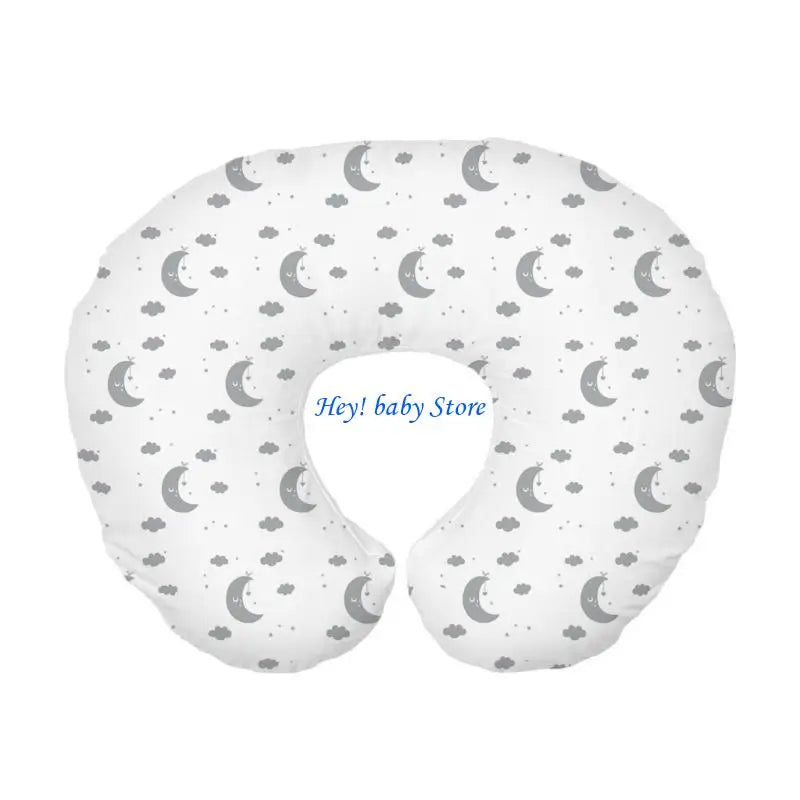 Baby Nursing Pillow Cover | Breathable Cotton, Detachable Sleeve
