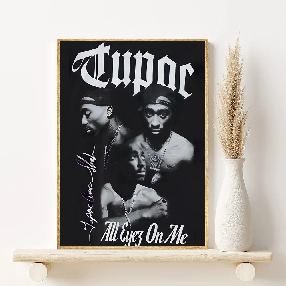 2Pac Minimalist Canvas Poster | Hip-Hop Wall Art Decor