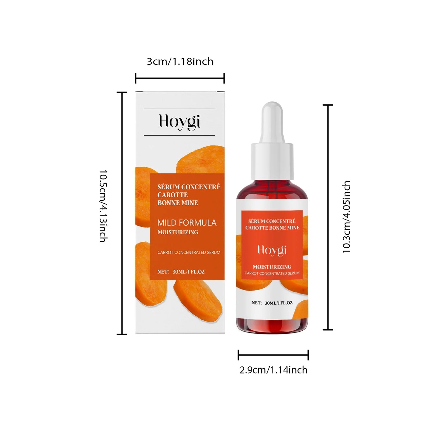 Hyaluronic Acid & Vitamin C Brightening Face Serum 30ml