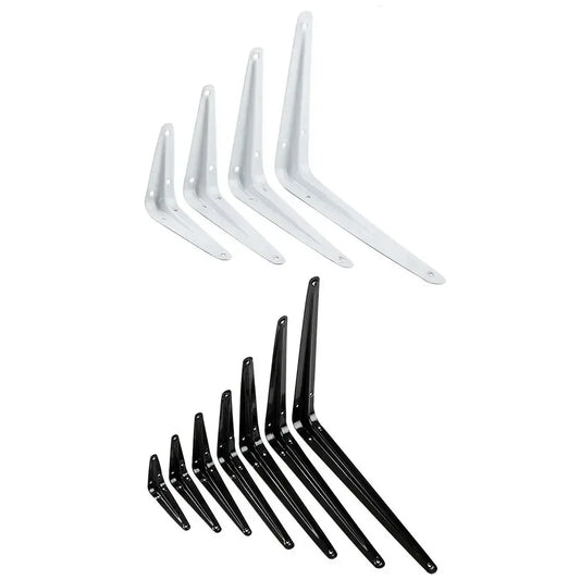 Metal Triangular Wall Bracket L-Shape Corner Shelf Support 4–14" Shelf Wall Bracket Oasis Select