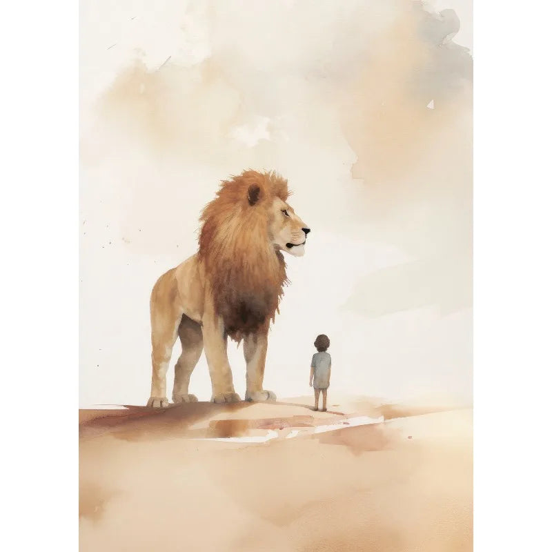 Retro Watercolor Jesus with Children Portrait Christian Religious Poster Canvas Painting Wall Art Pictures Home Decor Gift Peaceful Pleasures Health and Wellness 7 30x40cm