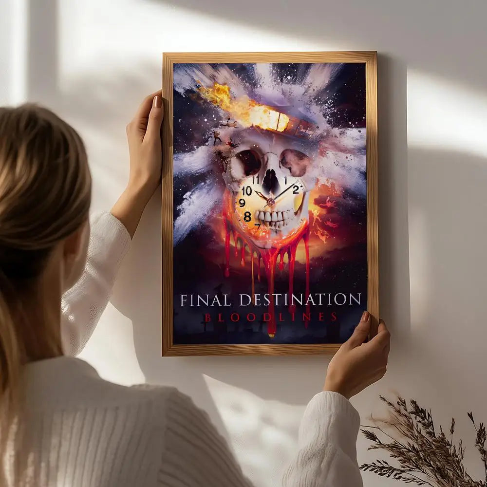 Final Destination Bloodlines HD Movie Poster | Self-Adhesive Wall Art Movie Poster Peaceful Pleasures Health and Wellness White4 30X40cmNoframe