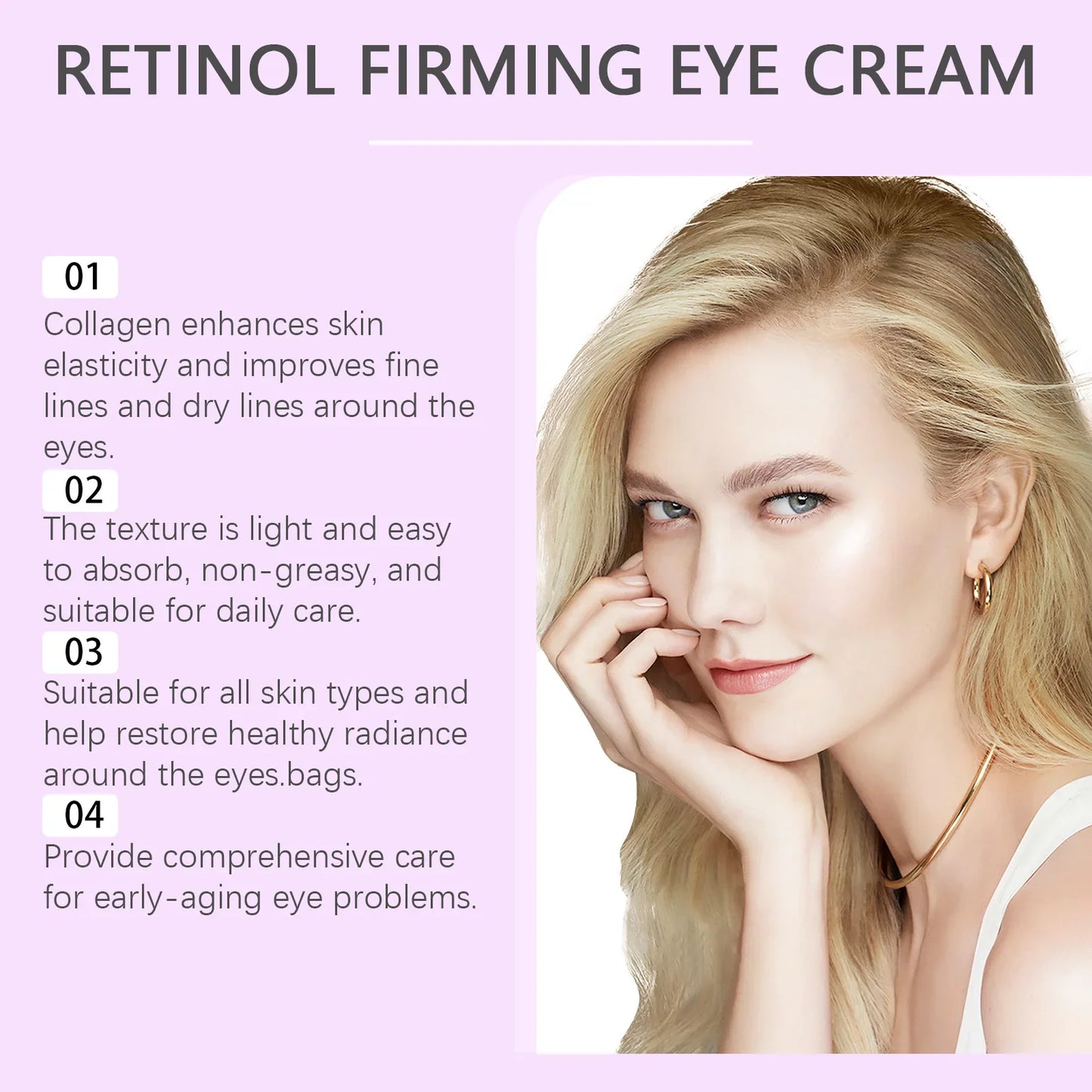 Retinol Eye Cream – Dark Circles, Puffiness & Fine Lines