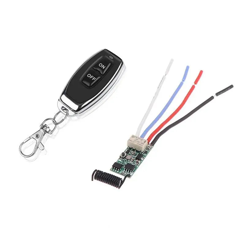 1Set 433mhz DC 3V 6V 12V 24V Mini Relay Wireless RF Remote Control Switch LED Lamp Controller Micro Receiver Transmitter Peaceful Pleasures Health and Wellness A5 0