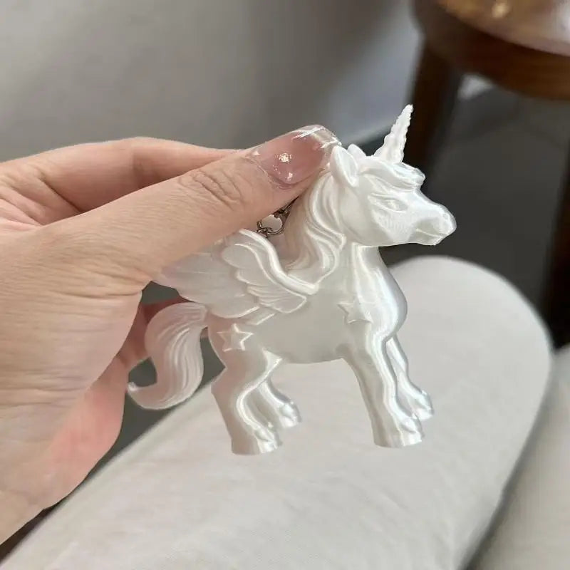 Pink Pegasus Keychain – 3D Printed Cute Bag Charm & Gift