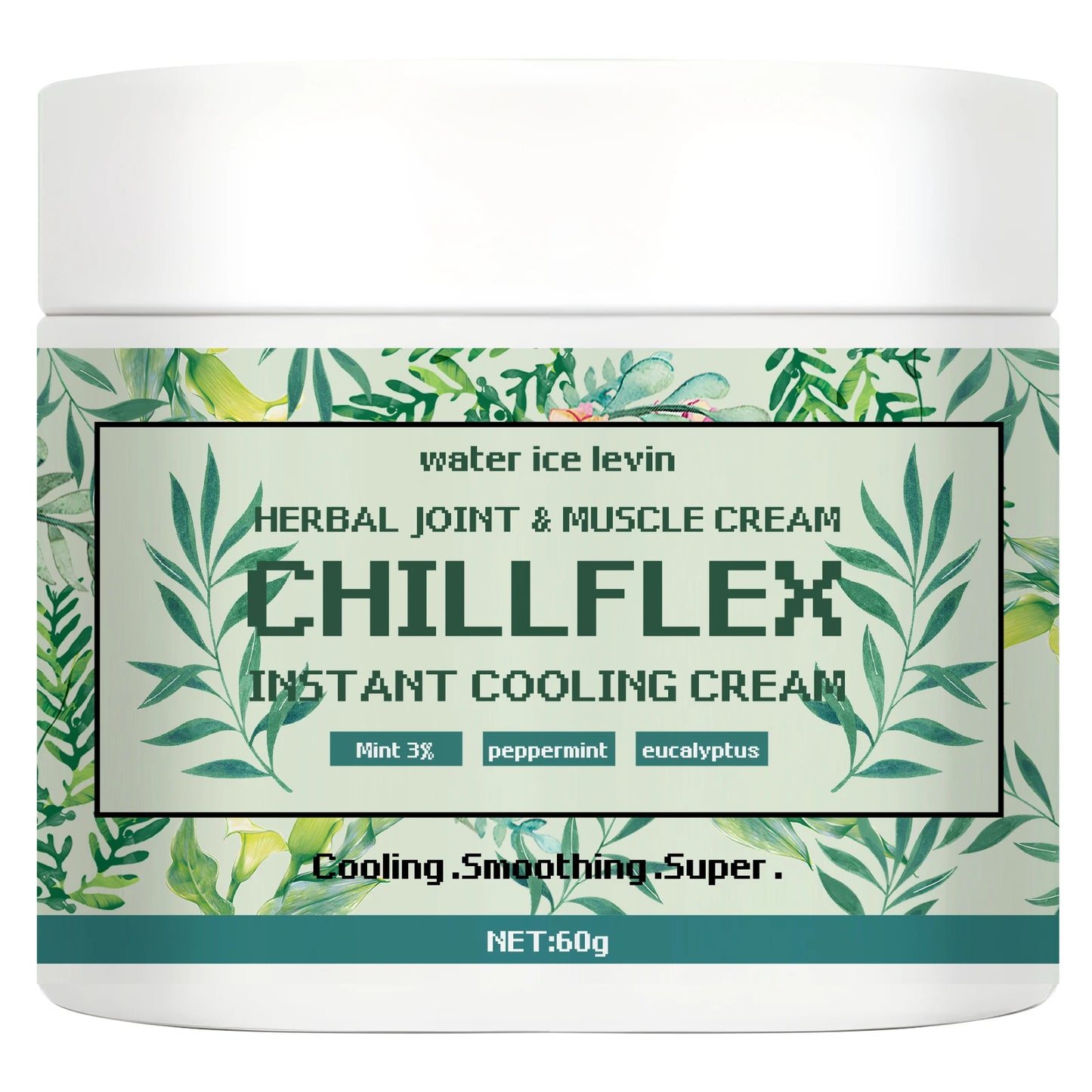 CHILLFLEH Cooling Cream – Mint & Eucalyptus Body Cream 60g