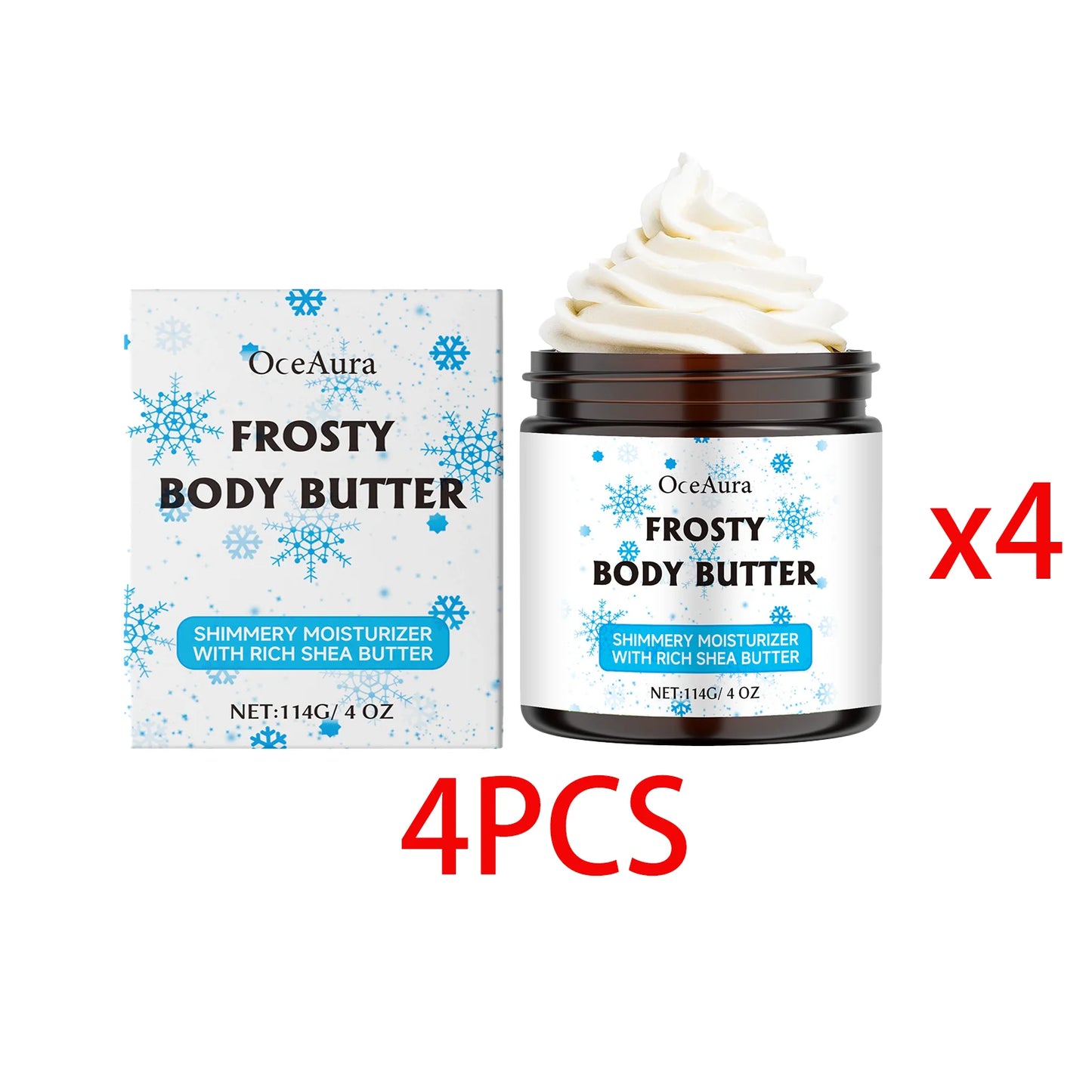OceAura Shea Butter Neck & Body Cream | Deep Hydration 114g