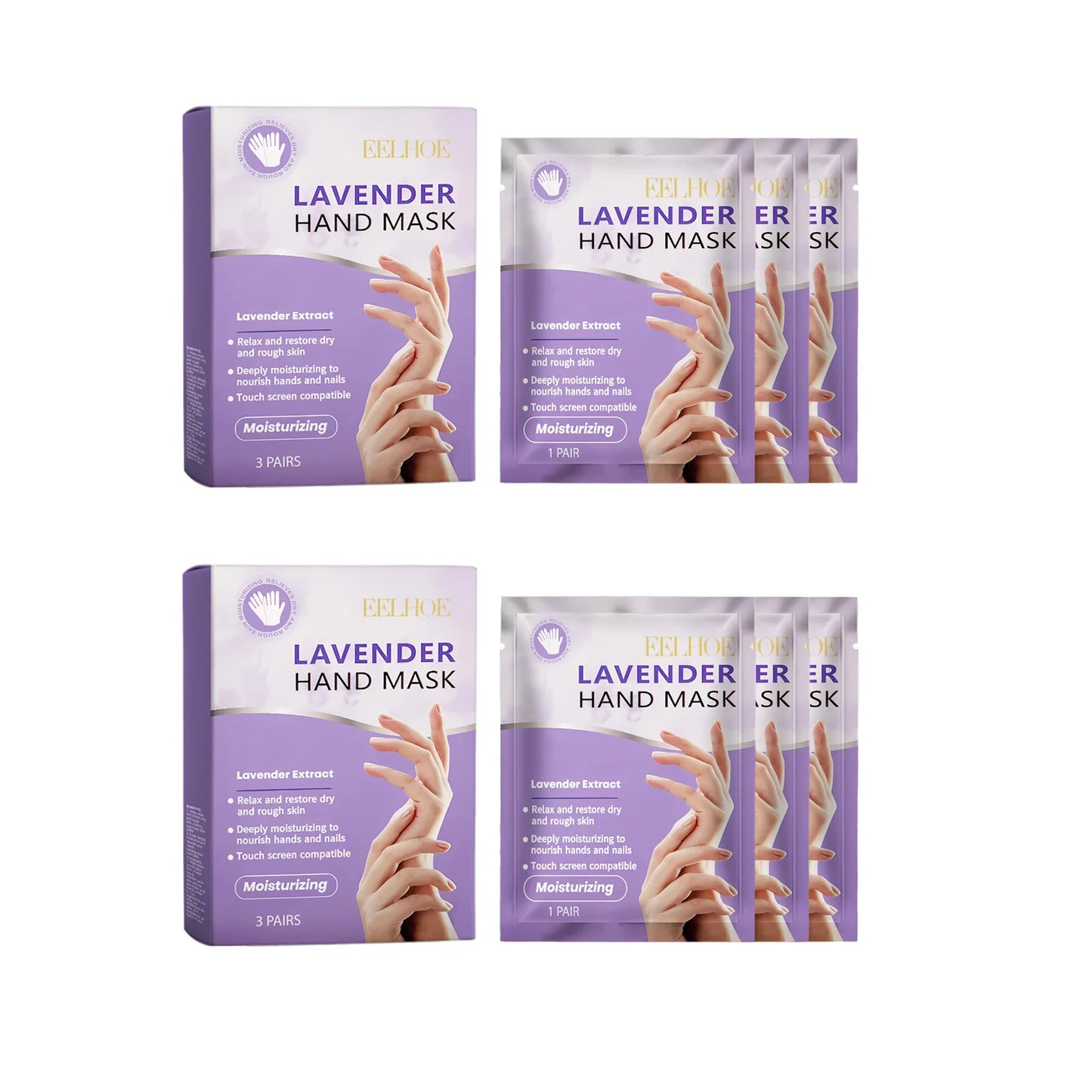Lavender Niacinamide Hand Mask – Brightening & Moisturizing