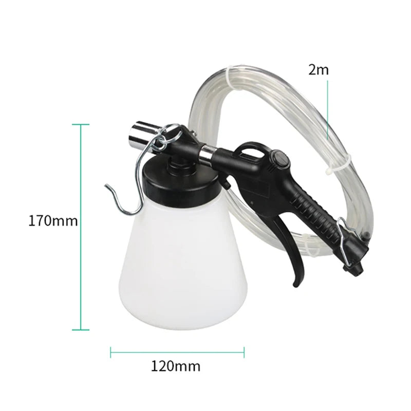 1L Pneumatic Brake Oil Bleeder Kit Car Brake Fluid Replacement Filler Air Bleeding Tool Set Peaceful Pleasures Health and Wellness