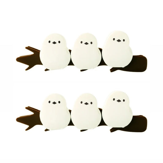 Cute Bird Magnetic Food Bag Sealing Clips – Set of 2 Food Bag Clips Oasis Select White