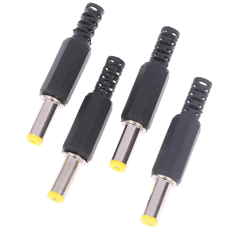 New 10PCS High Quality DC Power Male Plug 5.5*2.1*14MM Adapter Connector Plug Welded DC Head Peaceful Pleasures Health and Wellness 10PCS