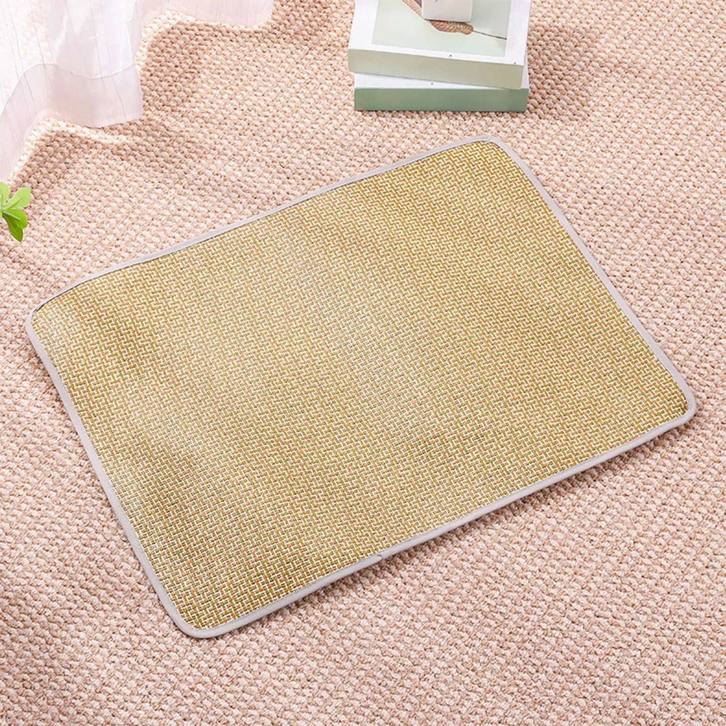 Summer Cooling Mat for Dogs & Cats – Ice Silk Pet Bed Pad