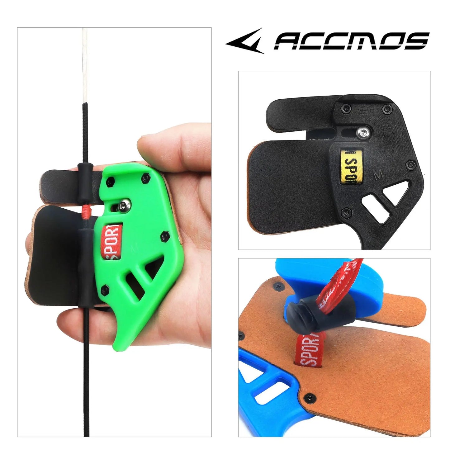 Archery Finger Tab Guard Recurve Bow Protective S M L Arrow