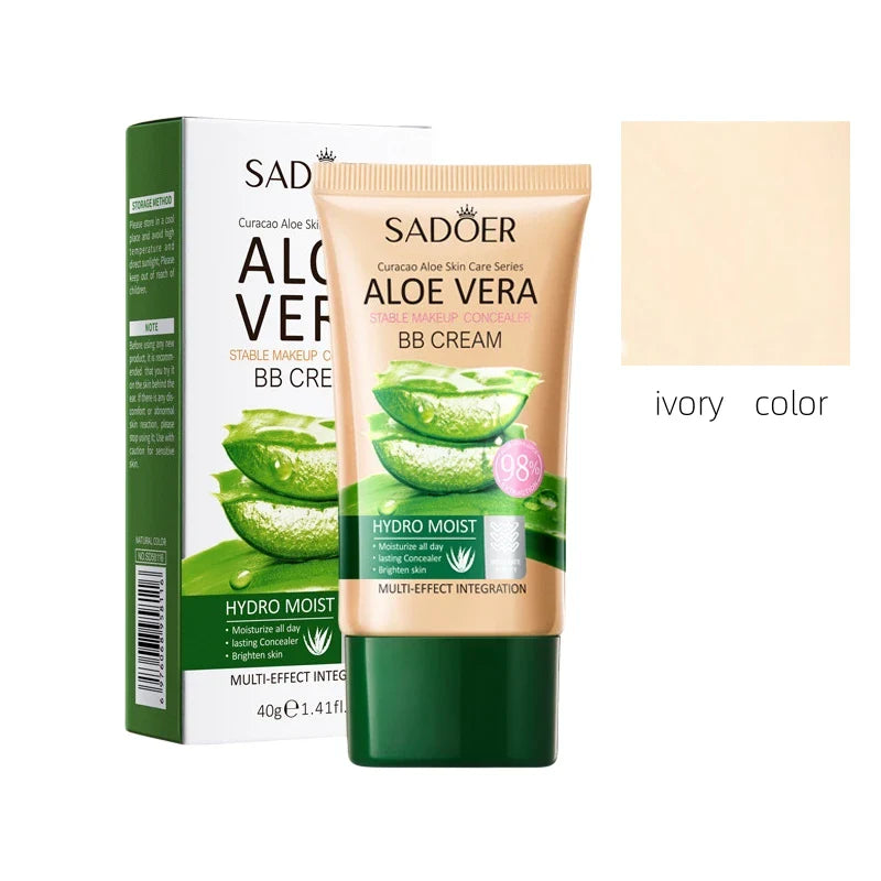 SADOER Aloe Vera BB Cream Concealer 40g – Full Coverage