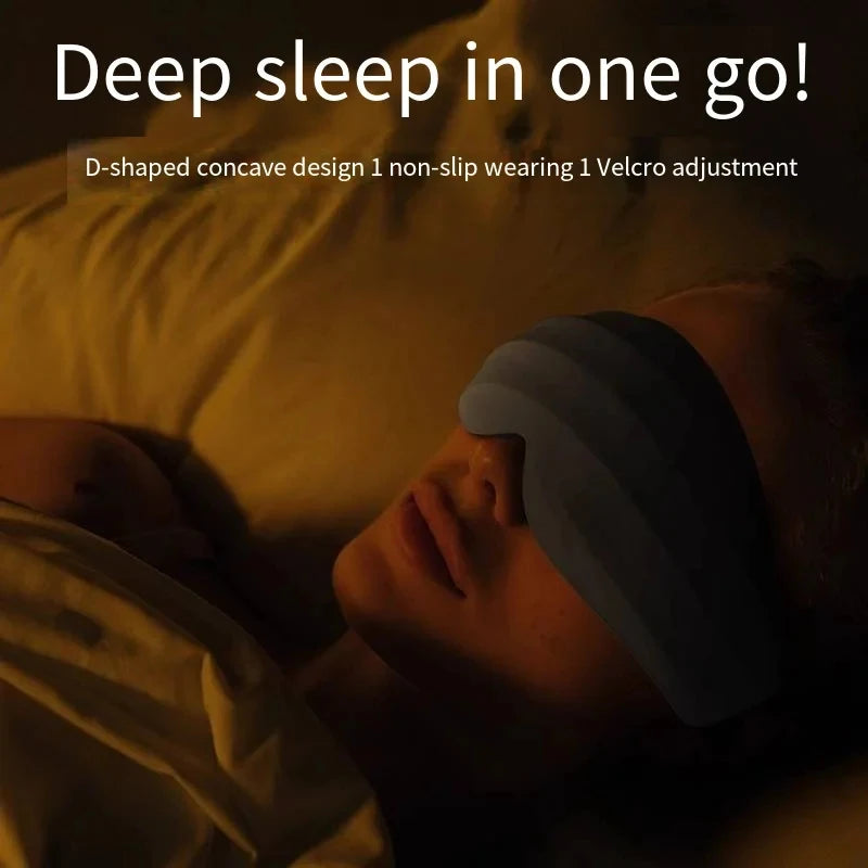 Eye Mask Sleep 3D Stereoscopic Sleep Aid for Men Women Adult Portable For Sleeping Block Out Light Eye Mask Travel Peaceful Pleasures Health and Wellness