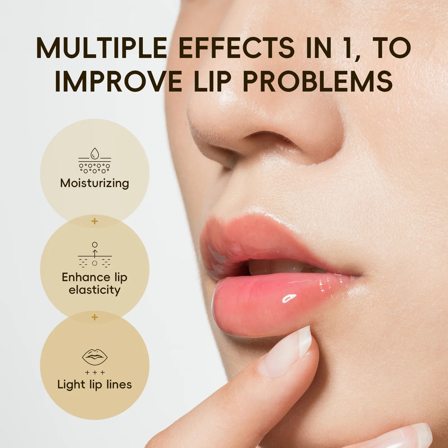 24K Gold Collagen Lip Mask – Hydrating Plumping Gel Patches 10pc