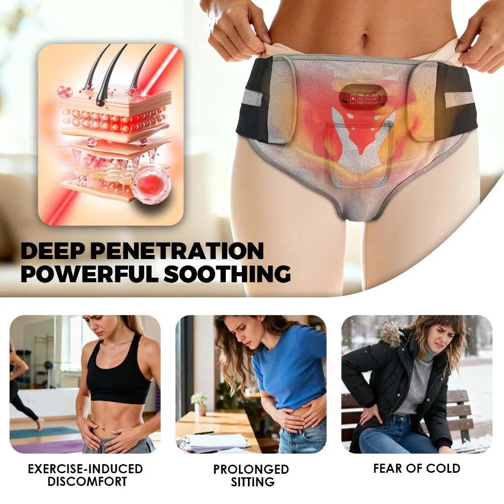 162 LEDs 660nm 850nm Near Infrared Light Therapy Panty Men Women Home Use Wearable Therapy Wrap for Pelvic Floor Care Briefs Peaceful Pleasures Health and Wellness