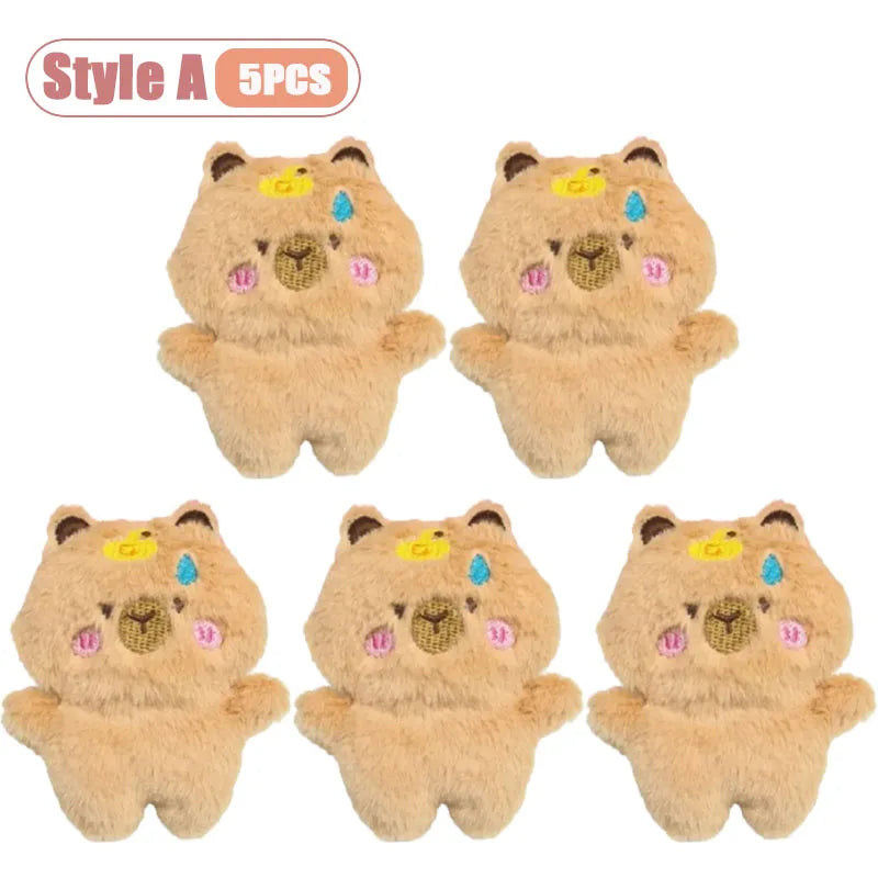 Capybara Plush Keychain – Squeaky Cute Bag Charm | 1–10 PCS