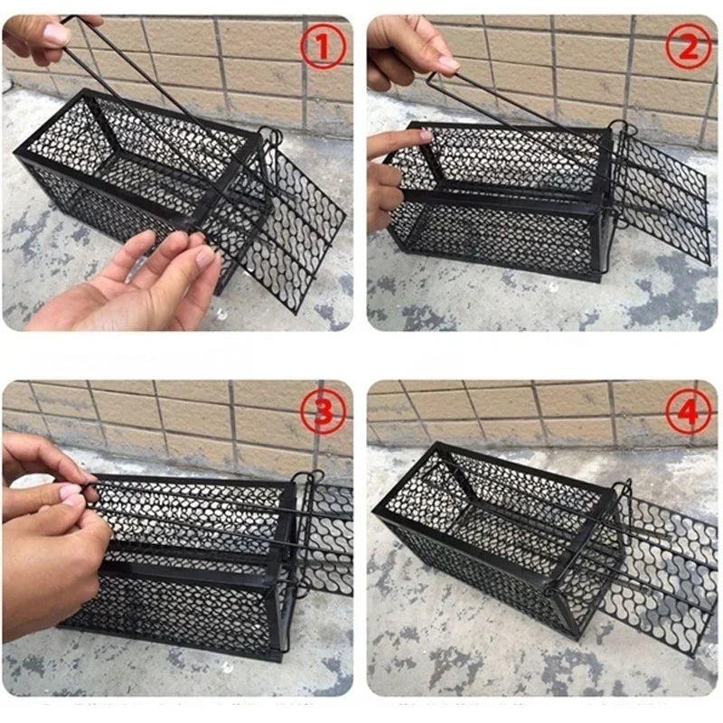 Smart Self-locking Mousetrap Safe Firm Iron Net Household Mouse