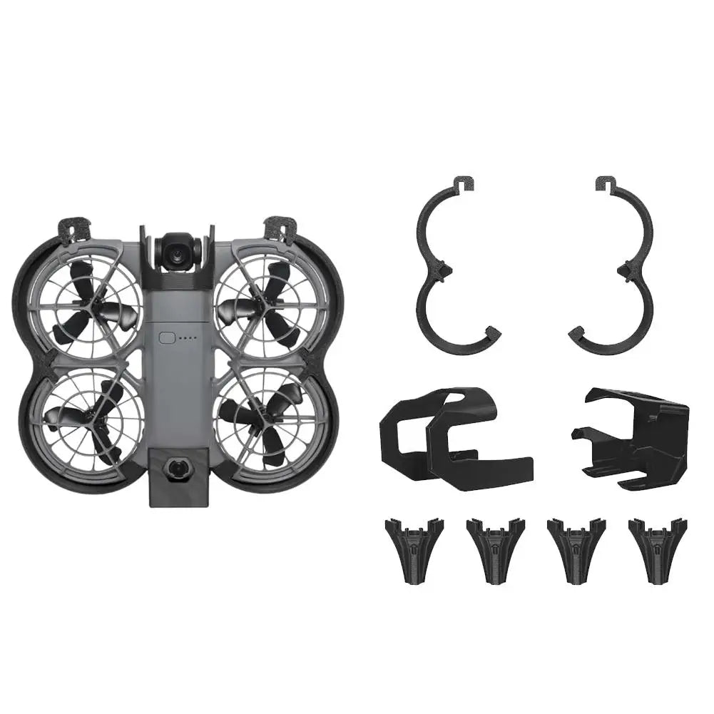 For DJI NEO2 Blade Protection Cover Anti-Collision Ring - Spiral Full Coverage Blade Guard Ring Drone Propeller Anti-Crash Peaceful Pleasures Health and Wellness Black