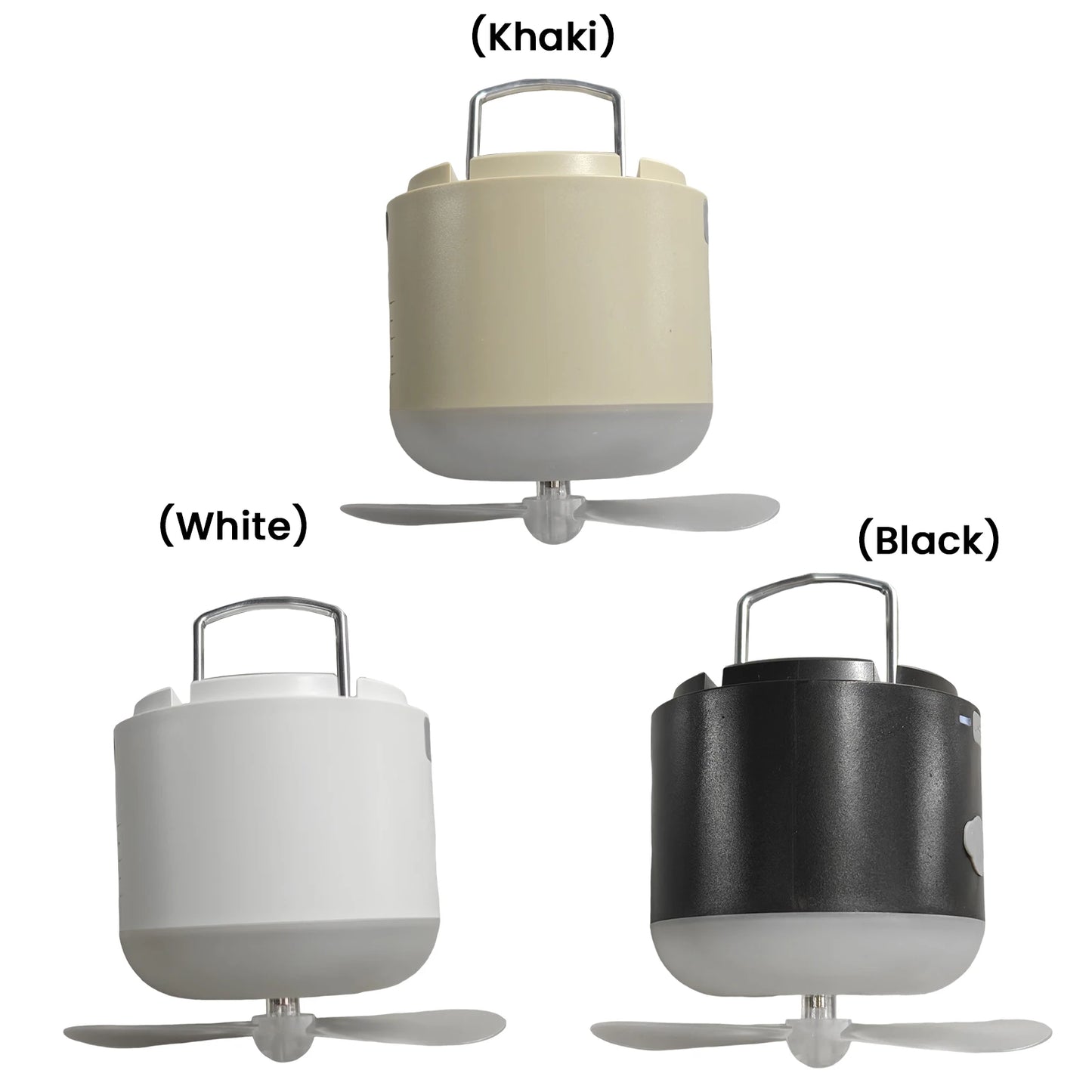 3 In1 USB Rechargeable Dimmable Canopy Fans Waterproof Hanging Tent Fans for Tents Canopies Beach RV Car Camper & Outdoors Peaceful Pleasures Health and Wellness