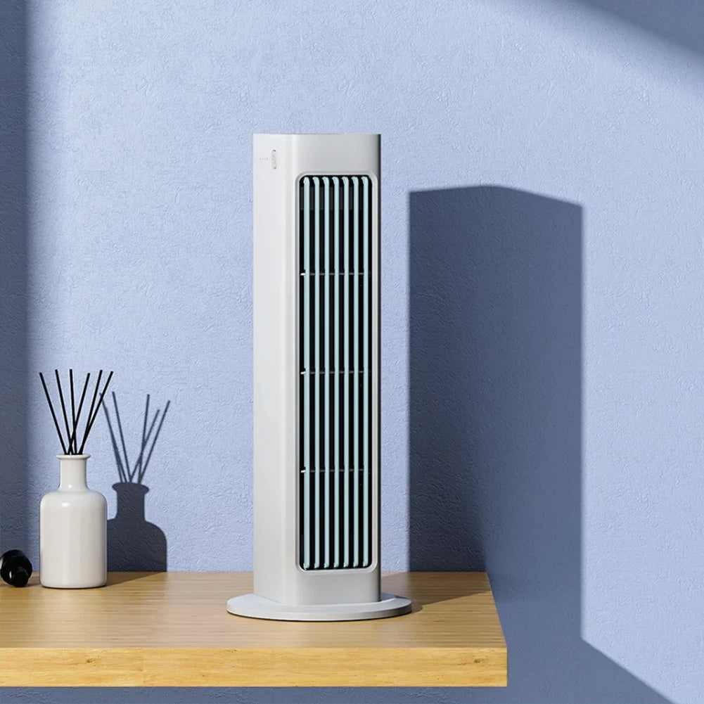 Bladeless Desktop Fan | 3-Speed Quiet Rechargeable Standing Fan