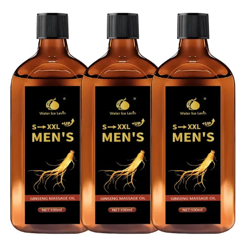 Men's Ginseng & Shea Butter Massage Oil – Hydrates & Firms