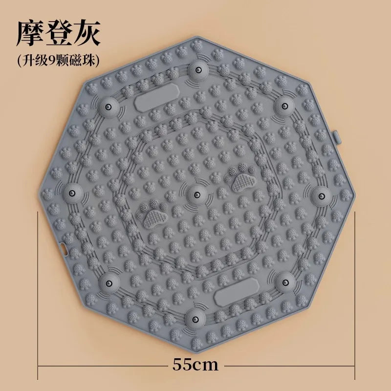 Acupressure Foot Massage Board | TCM Reflexology Mat Foot Massage Board Peaceful Pleasures Health and Wellness GRAY
