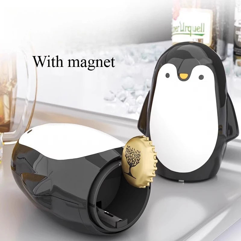 Penguin Bottle Opener – Portable Stainless Steel Beer Cap Opener Novelty Bottle Opener Peaceful Pleasures Health and Wellness