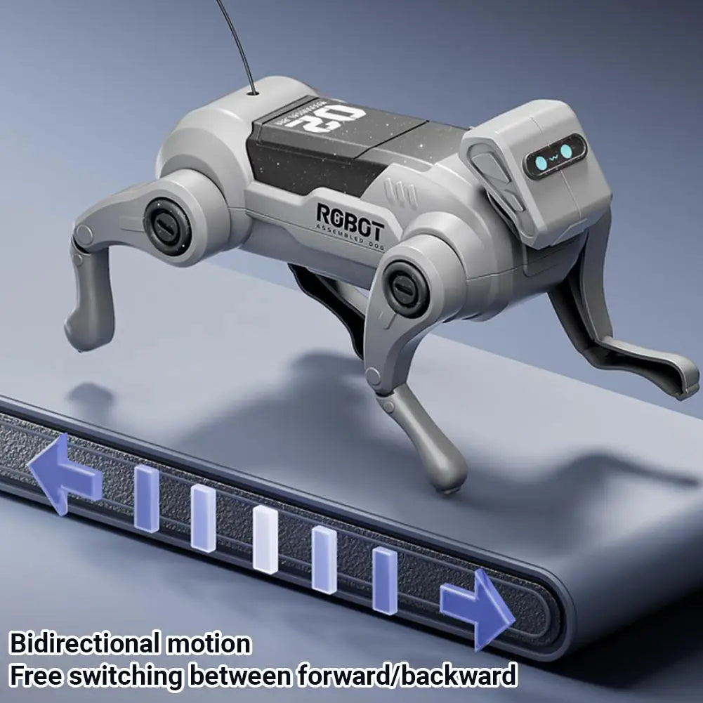 Robot Dog Toys DIY Assembly Remote Control Walking Climbing