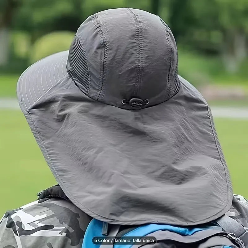 Waterproof Bucket Hat Wide Brim UV Sun Protection & Neck Cover