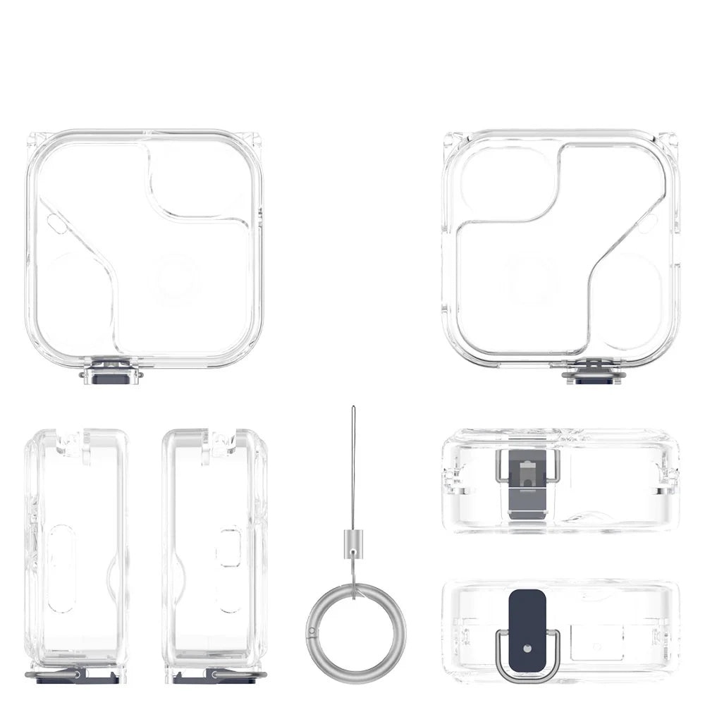 High Quality Hard Shell Case TPU Protective Cover For Nothing Ear(3) Shockproof And Drop-Proof Protective Cover With Hook Peaceful Pleasures Health and Wellness Transparent color