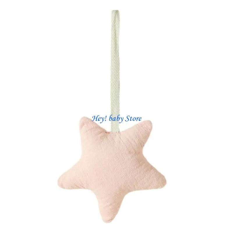 Cotton Baby Pacifier Holder Rattle Toy – Stroller, Crib & Car