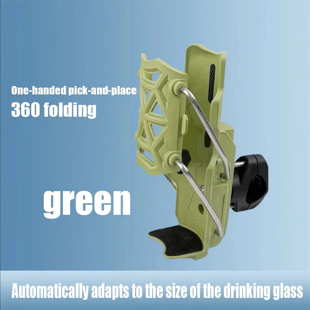 360° Adjustable Bike & Motorcycle Handlebar Cup Holder