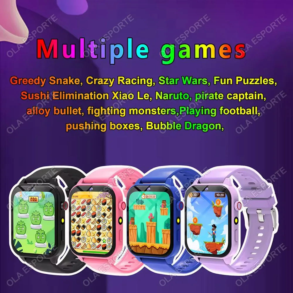 Kids Smart Watch – 18 Games, Pedometer & Sleep Tracker