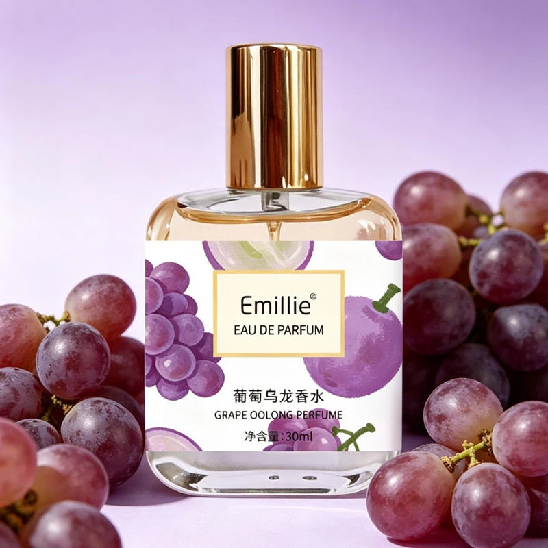 Russia Hot Selling Floral Fruity Perfume 30ml Apple Grape Pineapple Tomato Fresh Natural Eau De Toilette Women Allure Fragrance Peaceful Pleasures Health and Wellness
