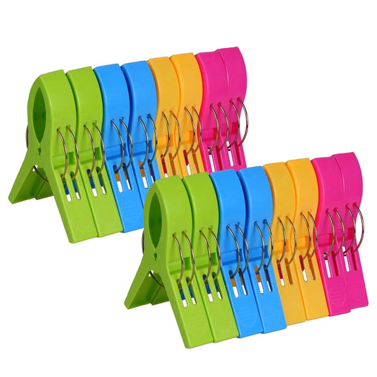 Beach Towel Clips Chair Holder Plastic Clothes Pegs Hanging Clip Peaceful Pleasures Health and Wellness