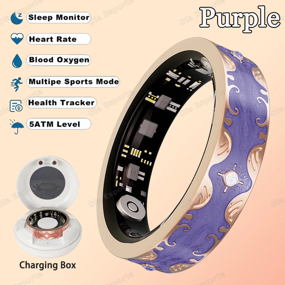 Women's Smart Ring – Heart Rate, Sleep & Fitness Tracker