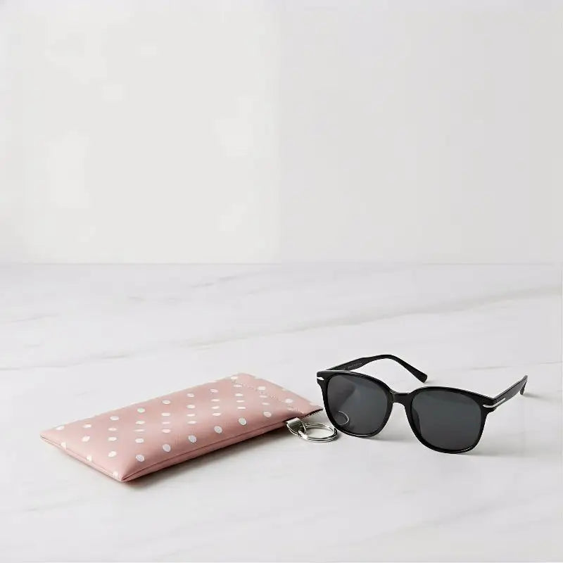 Polka Dot Eyeglasses Case – Travel Sunglasses Zipper Pouch