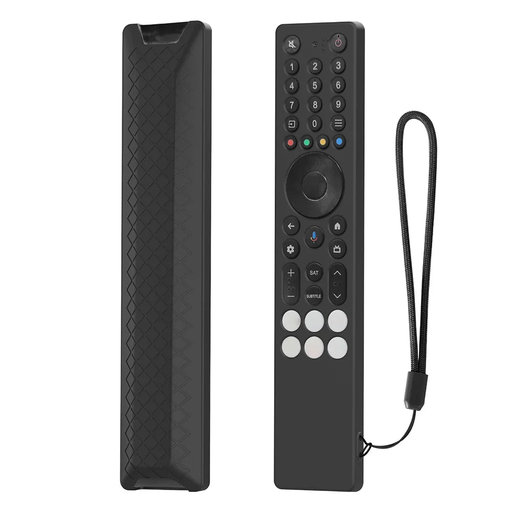 TCL RC833A Silicone Remote Cover with Lanyard | Anti-Slip