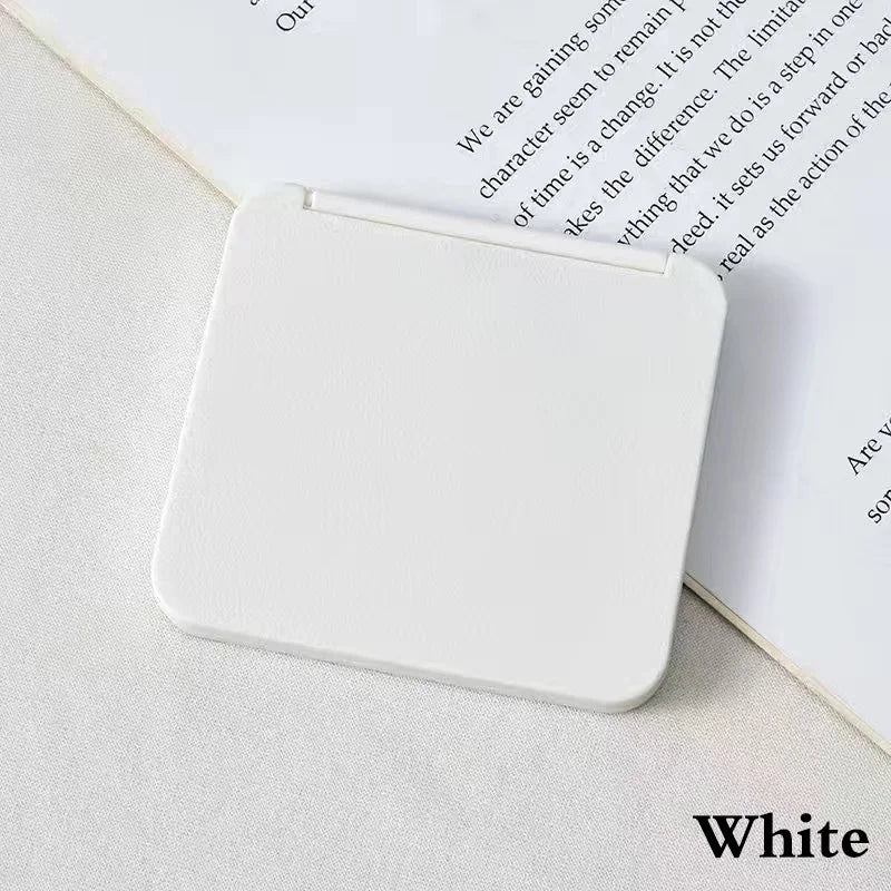 Double-Sided Square Compact Pocket Makeup Mirror | Gift for Women